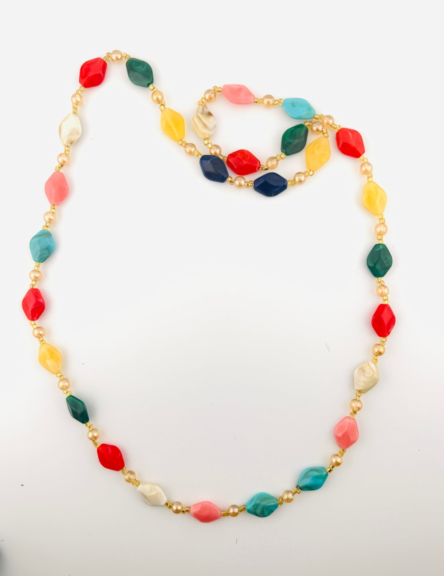 Colorful beaded necklace