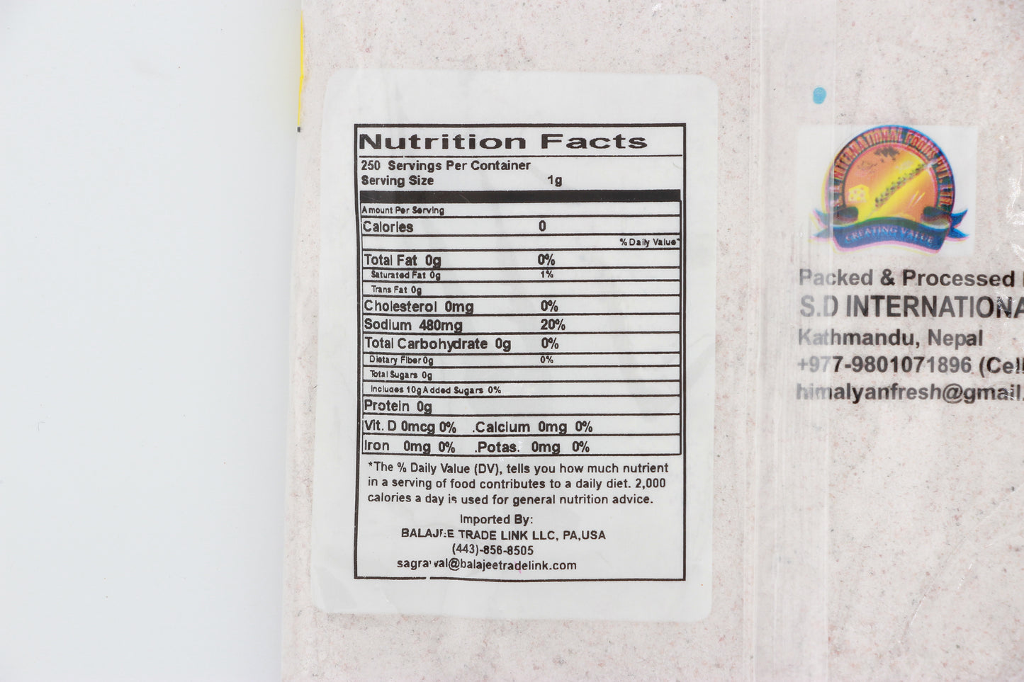Bire Nun Powder (Himalayan Black Salt Powder)
