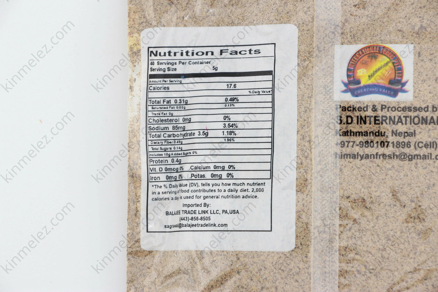 Chatpate Masala - Kinmel EZ