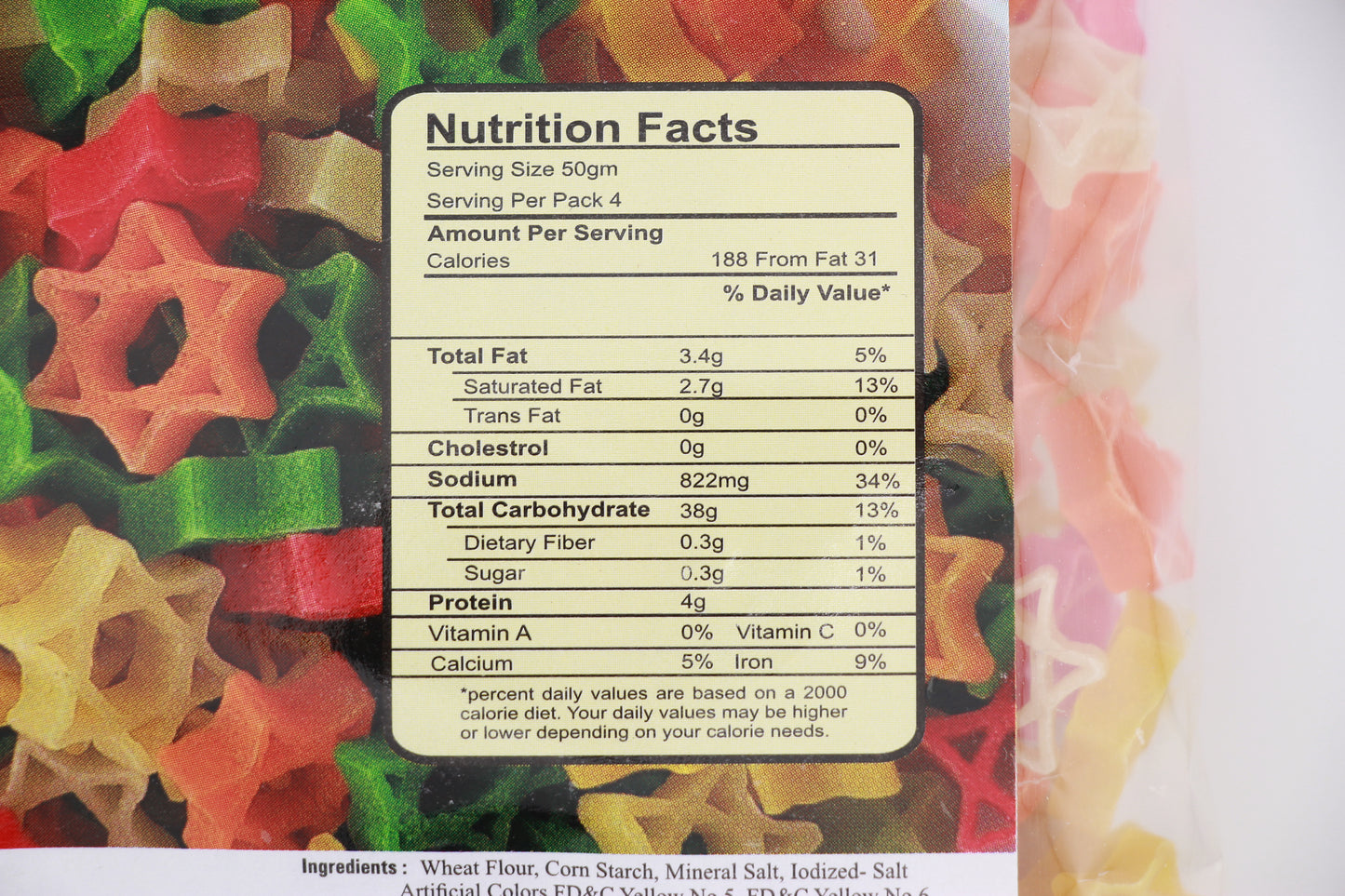 Finger Chips Star 200g