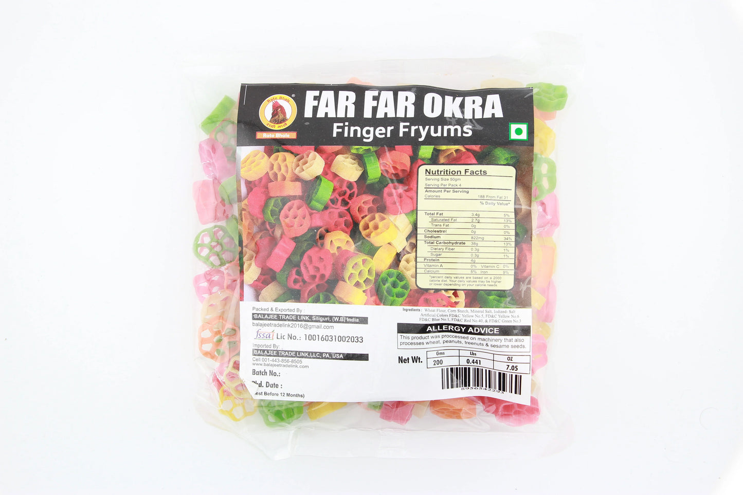 Finger Chips Okra