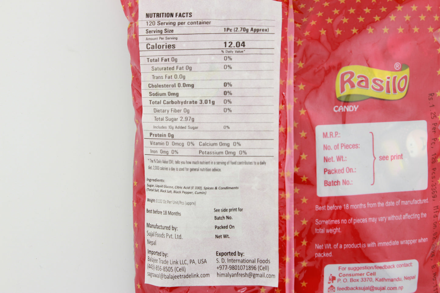 Rasilo Candy 100 pcs