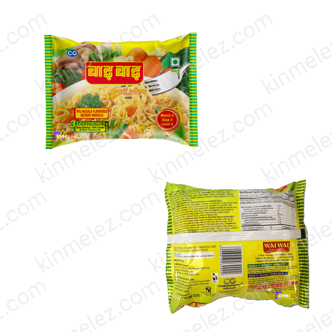 Wai Wai Veg Noodle 6pcs/12pcs/24pcs