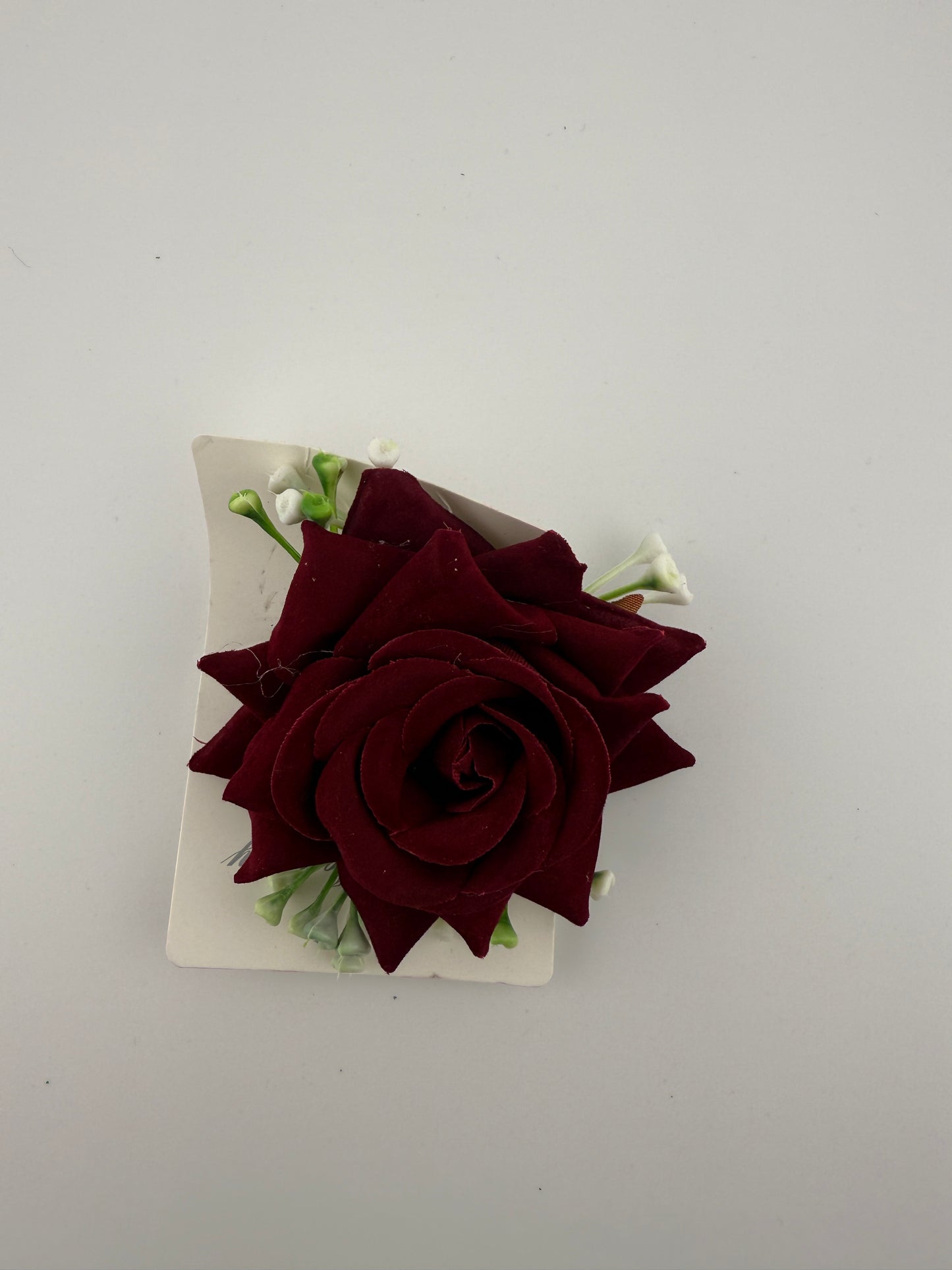 Rose flower hair clip