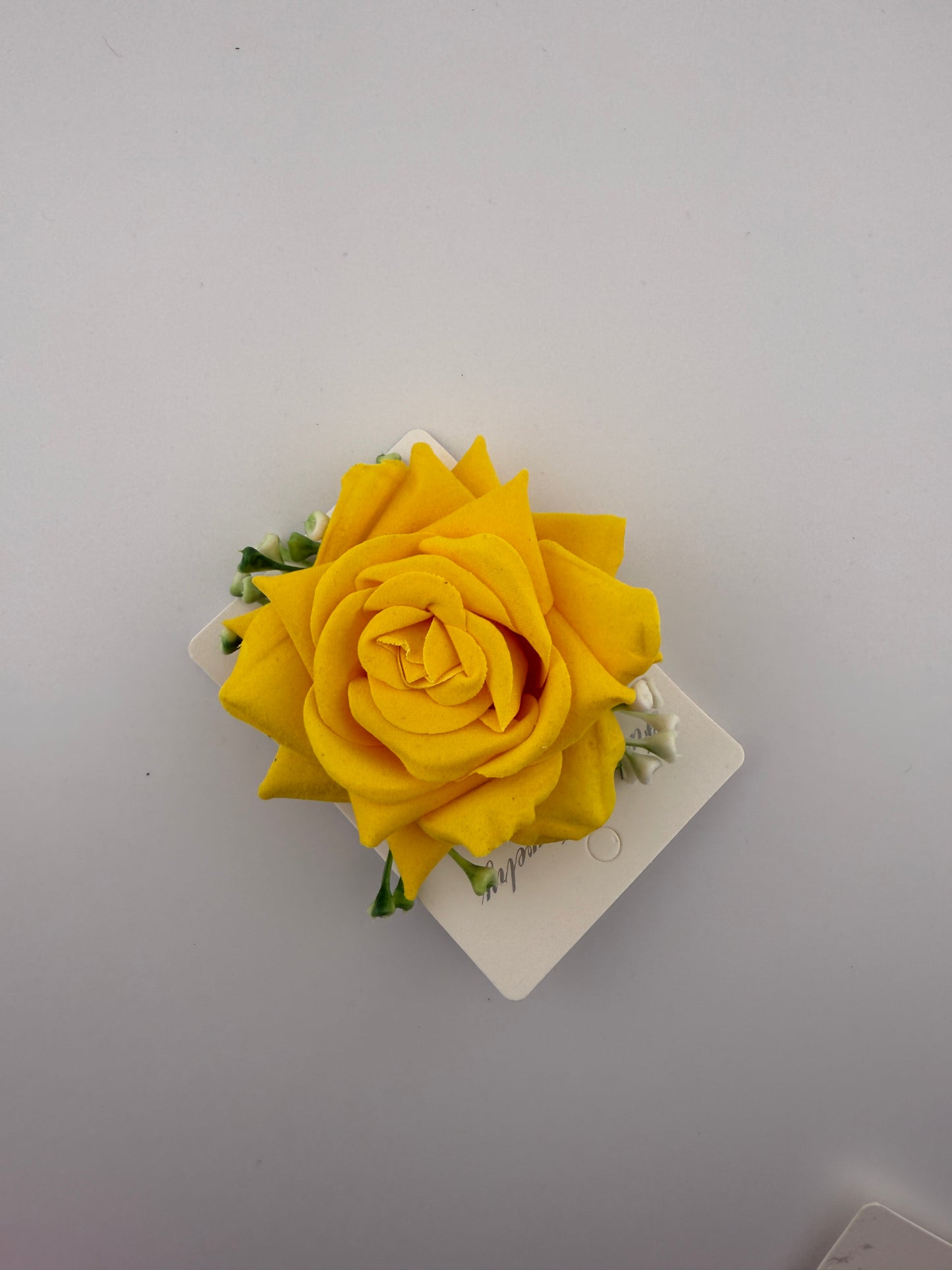 Rose flower hair clip