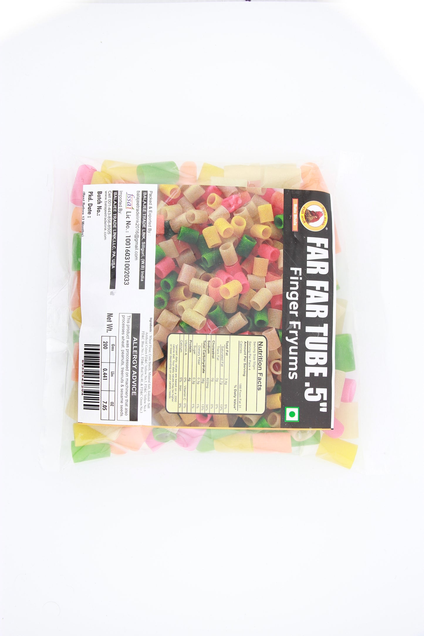 Finger Chips 0.5 Inch Tube 200g
