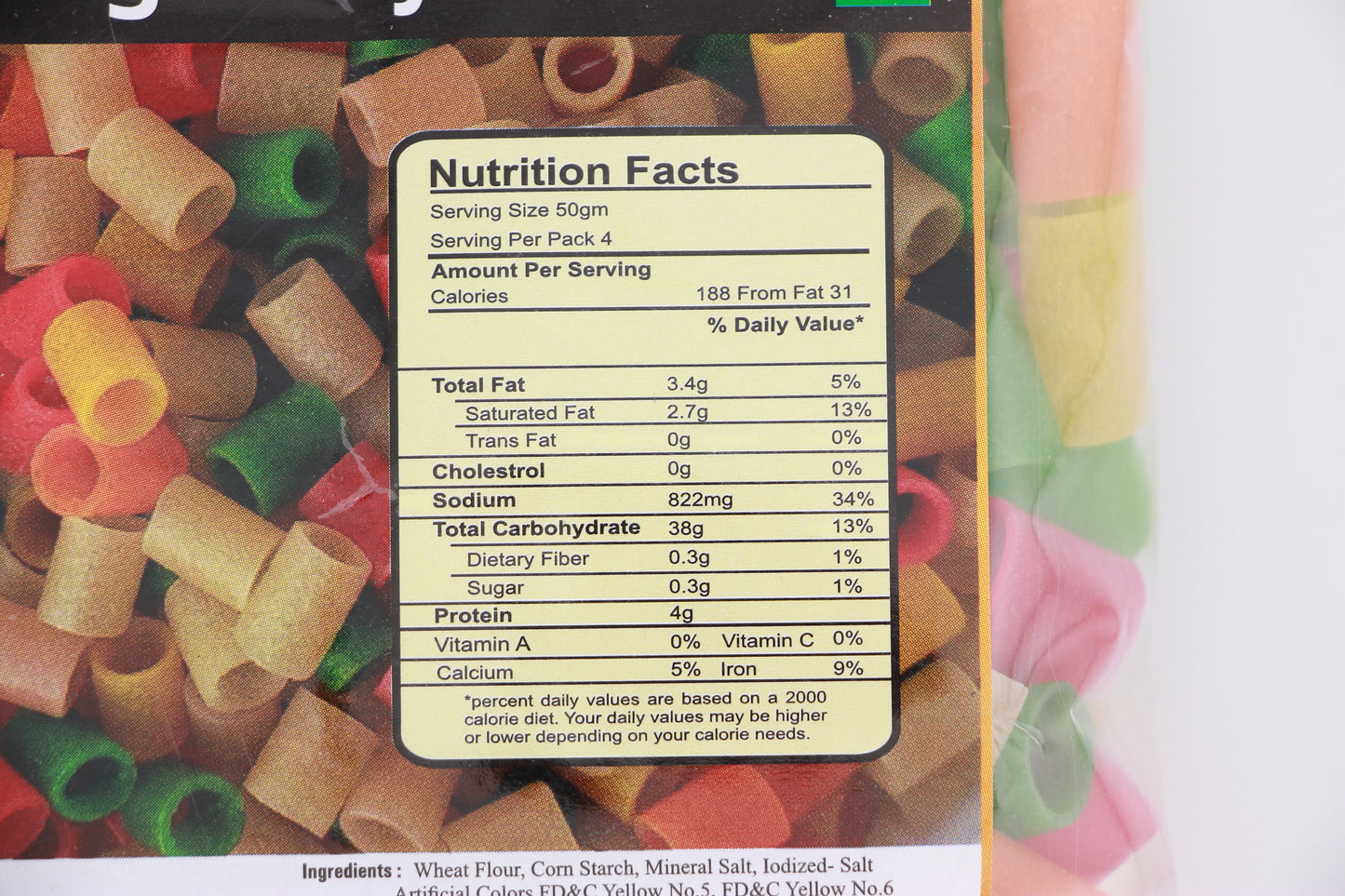 Finger Chips 0.5 Inch Tube 200g