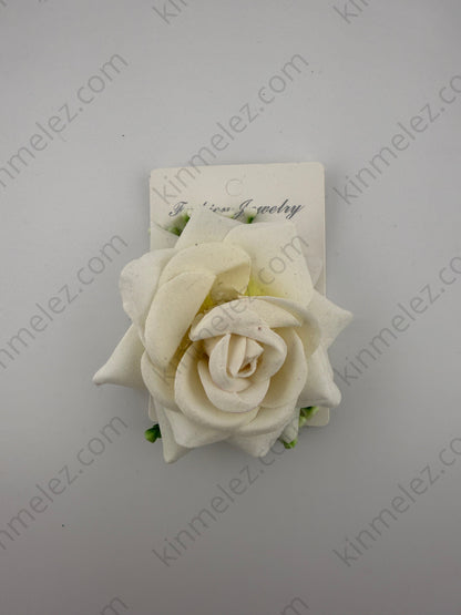 Rose flower hair clip - Kinmel EZ